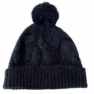 Joie Beanie Pompom Hat Wool Alpaca Acrylic